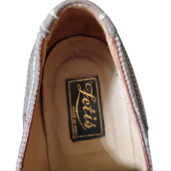 MENS ITALIAN LEATHER BROQUE SHOES ( SIZE 39.5) - Picture 5 of 6